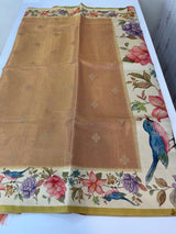 Soft Tissue silk mix semi silk saree with prints MSH3844(1)