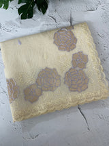 Moonga Kota checks saree with applique work MSH265
