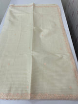Kota Chanderi saree with embroidery borders - MNM221