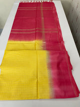 Bhagalpuri Semi tussar saree with contrast retta pattu borders and blouse -MS895(6)