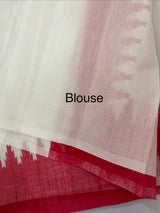 Netkota Saree with Red borders MSH297
