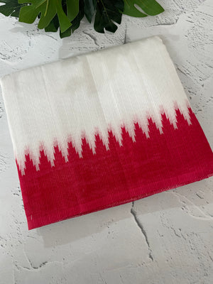 Netkota Saree with Red borders MSH297