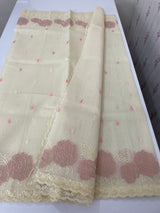 Moonga Kota checks saree with applique work MSH265