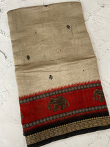 Assam soft silk saree with prints MAS499