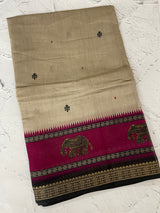 Assam soft silk saree with prints MAS499