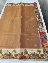 Soft Tissue silk mix semi silk saree with prints MSH3844(6)