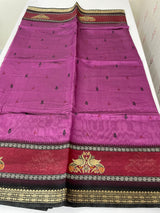 Assam soft silk saree with prints MAS499