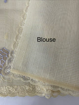 Moonga Kota checks saree with applique work MSH265