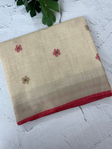 Tissue linen saree MLS349