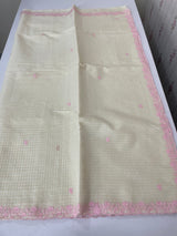 Kota Chanderi saree with embroidery borders - MNM221