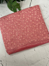 Soft kota checks saree with embroidery - MS7695 DustyMauve