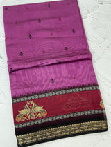 Assam soft silk saree with prints MAS499