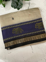 Assam soft silk saree with prints MAS499