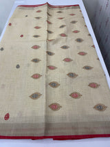 Tissue linen saree MLS349