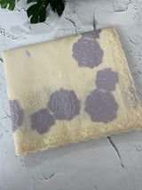Moonga Kota checks saree with applique work MSH265