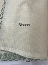 Kota Chanderi saree with embroidery borders - MNM221