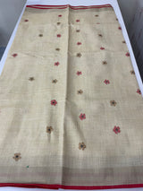 Tissue linen saree MLS349