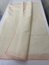 Kota Chanderi saree with embroidery borders - MNM221