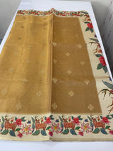 Soft Tissue silk mix semi silk saree with prints MSH3844 (3)