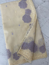 Moonga Kota checks saree with applique work MSH265