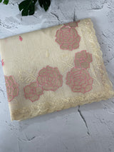Moonga Kota checks saree with applique work MSH265