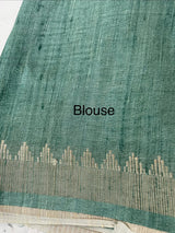 Soft Blended matka tussar silk saree- MMT434