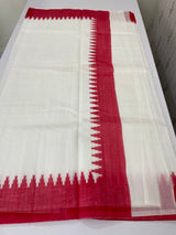 Netkota Saree with Red borders MSH297