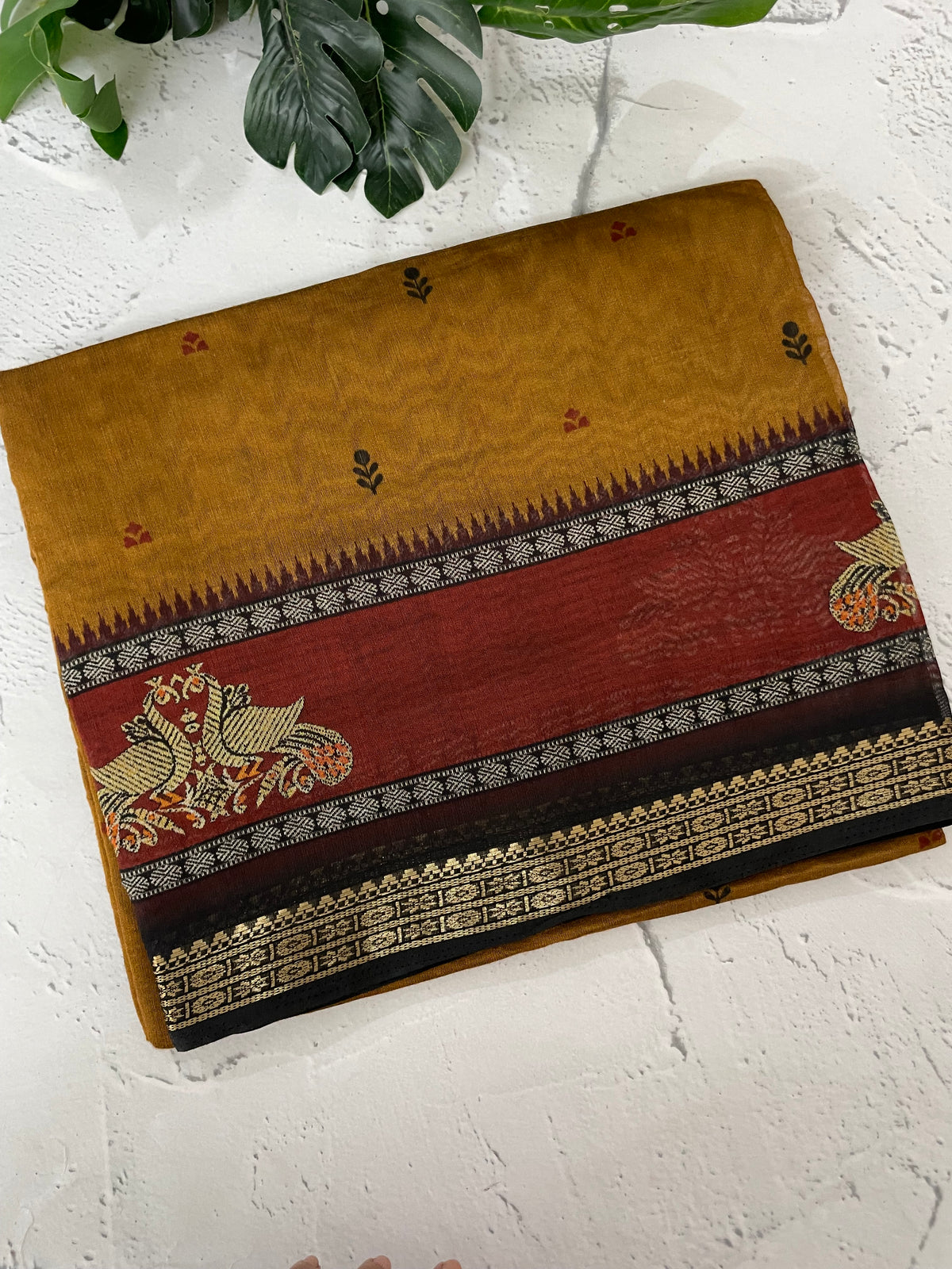 Assam soft silk saree with prints MAS499
