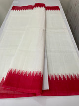 Netkota Saree with Red borders MSH297
