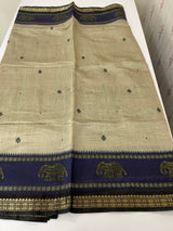 Assam soft silk saree with prints MAS499