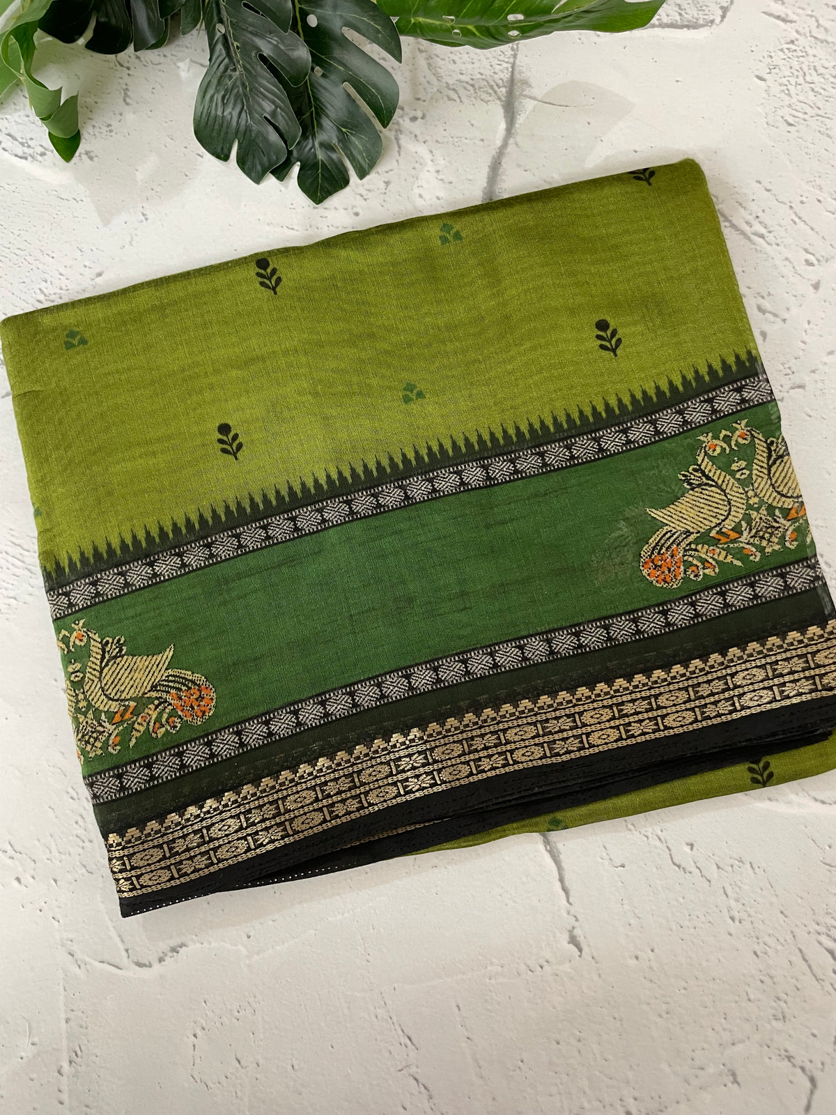 Assam soft silk saree with prints MAS499
