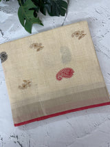 Tissue linen saree MLS349