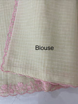Kota Chanderi saree with embroidery borders - MNM221