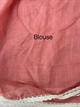 Semi linen saree with embroidery MLS834