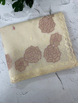 Moonga Kota checks saree with tissue applique work MSH265