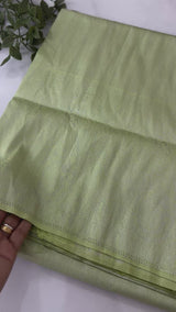 Pastel soft silk Saree - MKP938 YellowGreen