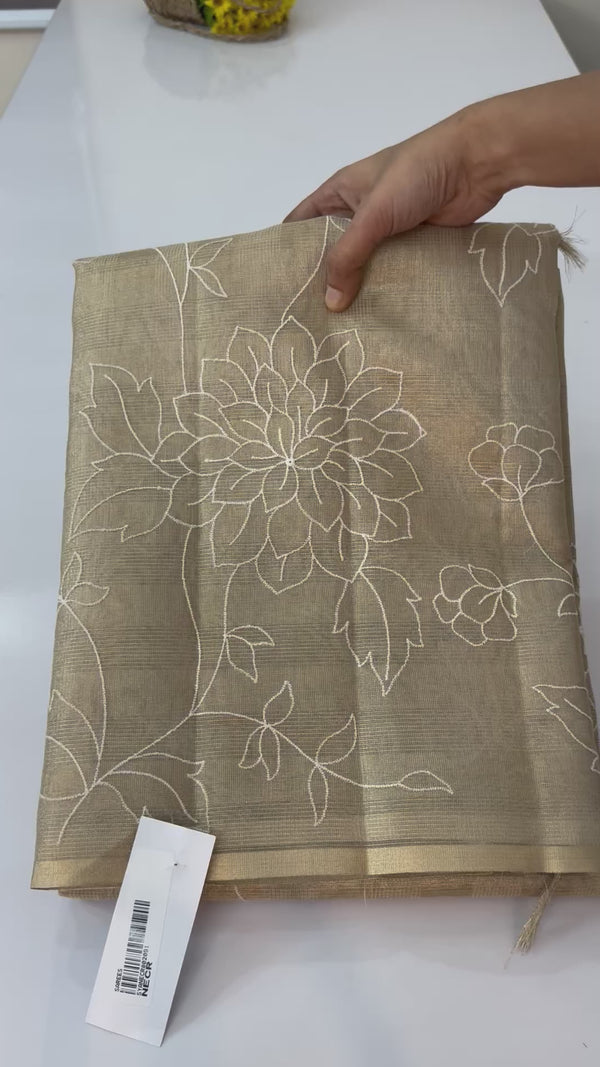 Tissue silk saree MTTS65