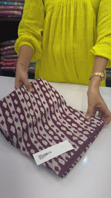 Soft chanderi saree with lace border  SFTCT