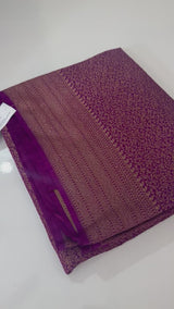 Banarasi semi katan saree SMBNIRY - Vadamalli
