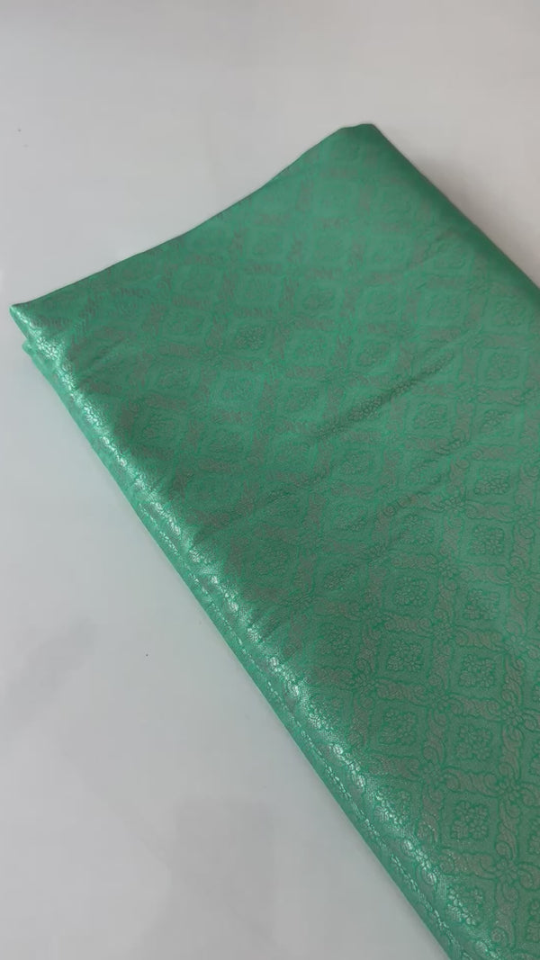 Pastel soft silk Saree - MKP916 SeaGreen