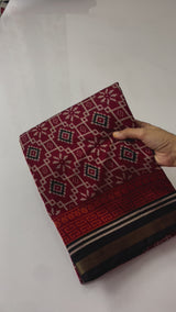 Semi chanderi saree  MCSC663