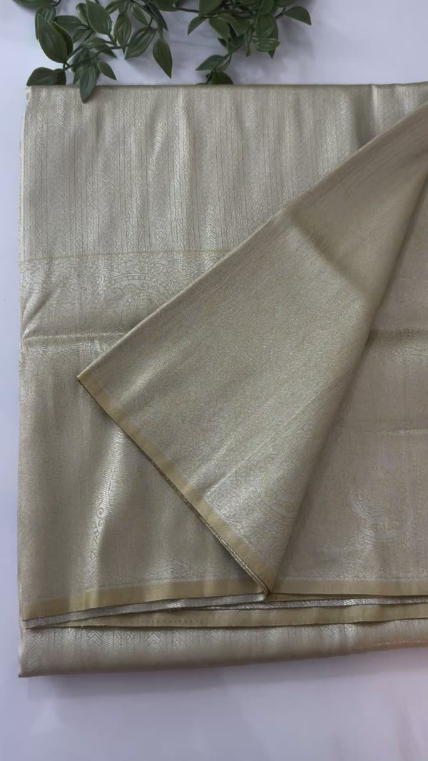 Pastel soft silk Saree - MKP947 PastelGold