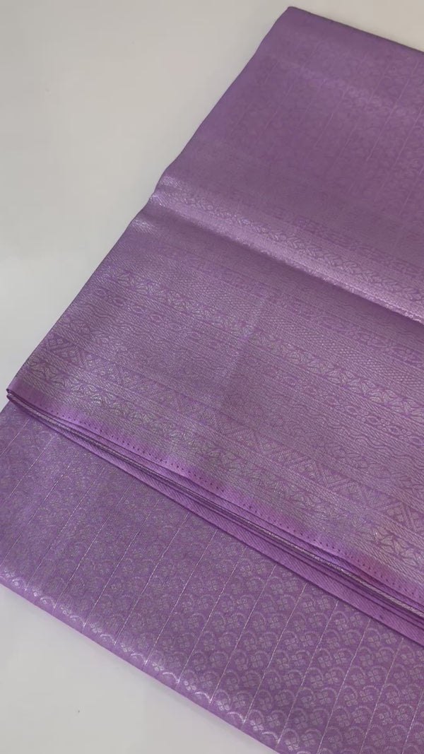 Pastel soft silk Saree - MKP927 Lavender