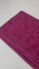 Pure bamboo tussar silk saree with embriodery - MTSS669