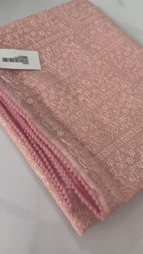 NetKota thread work saree MS22100- PeachPink