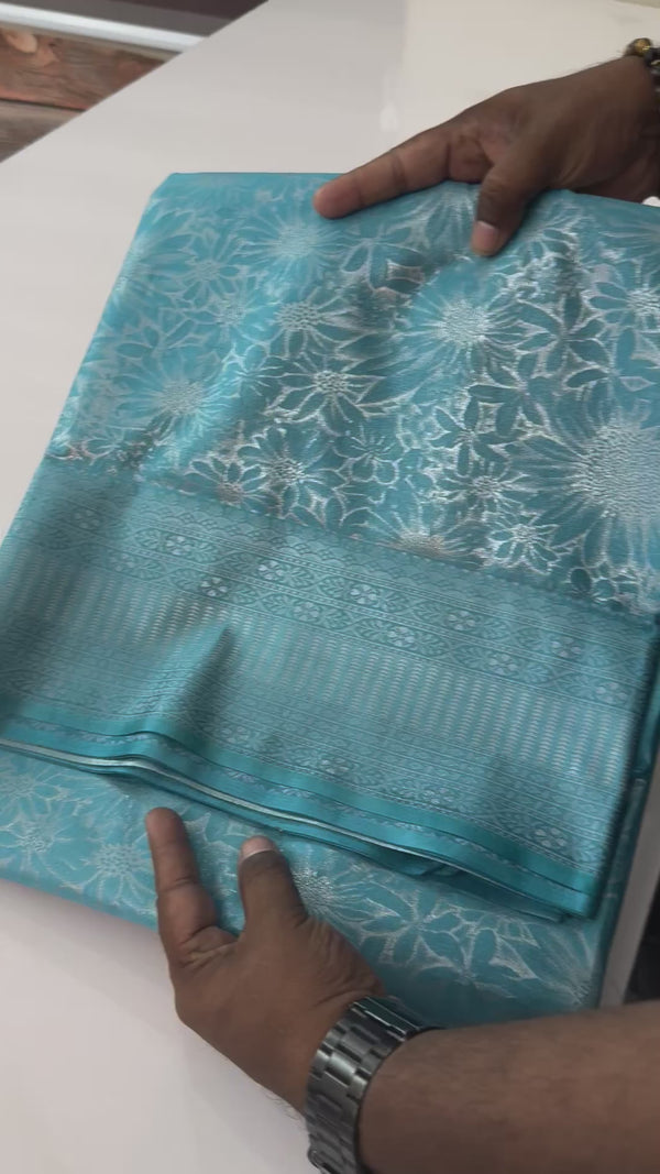 Premium Pastel soft silk Saree - MKP958 DarkDustyBlue