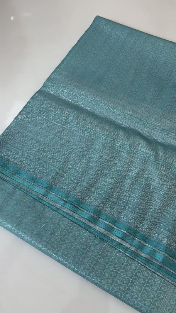 Pastel soft silk Saree - MKP933 PastelBlue