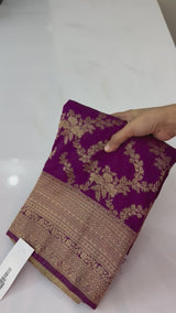 Banarasi viscose Georgette saree SEFNMRM - Vadamalli