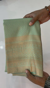 Miriyam Mangalya Pattu Saree MMP654 - Pastel Green