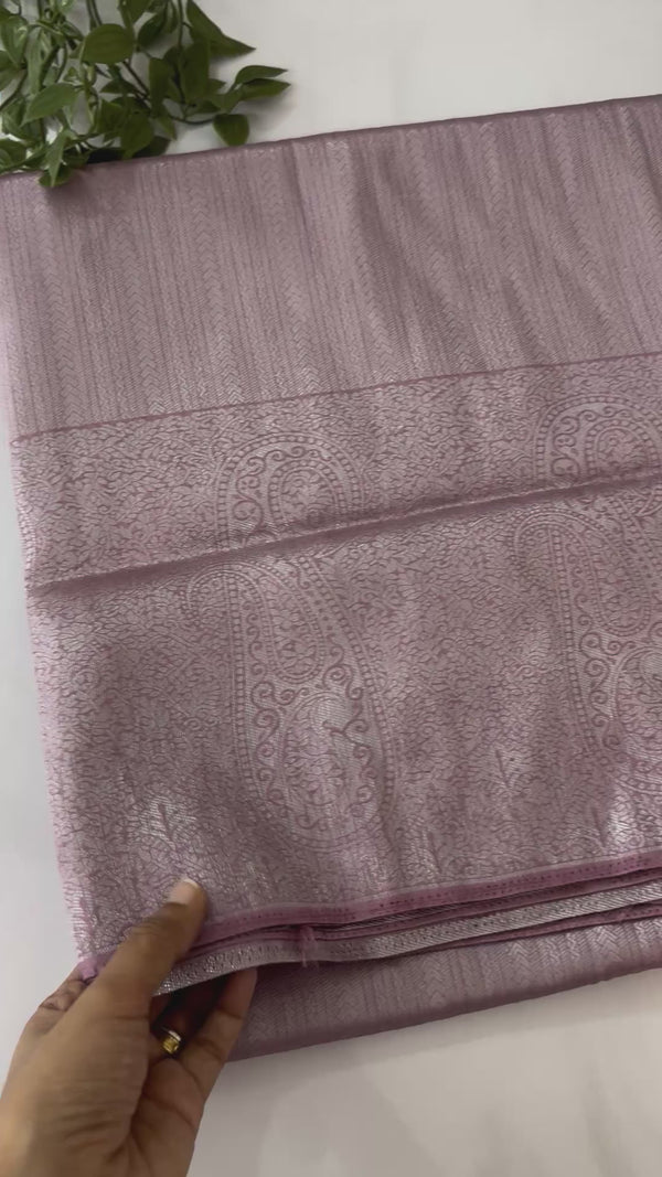 Pastel soft silk Saree - MKP940 NudeMauve